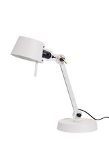 Small Bolt Desk lamp with one arm only, and a base. Pure white.. Tonone. Small Bolt Desk lamp with one arm only, and a base. Pure white.. Tonone.