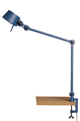 Desk lamp with two arms, in blue metal Bolt Desk. Tonone. Desk lamp with two arms, in blue metal Bolt Desk. Tonone.