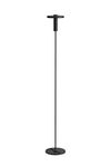 Beads downlight floor lamp in aluminum and black steel. Tonone. 