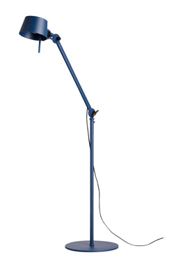 Industrial blue steel Bolt floor lamp. Tonone. 