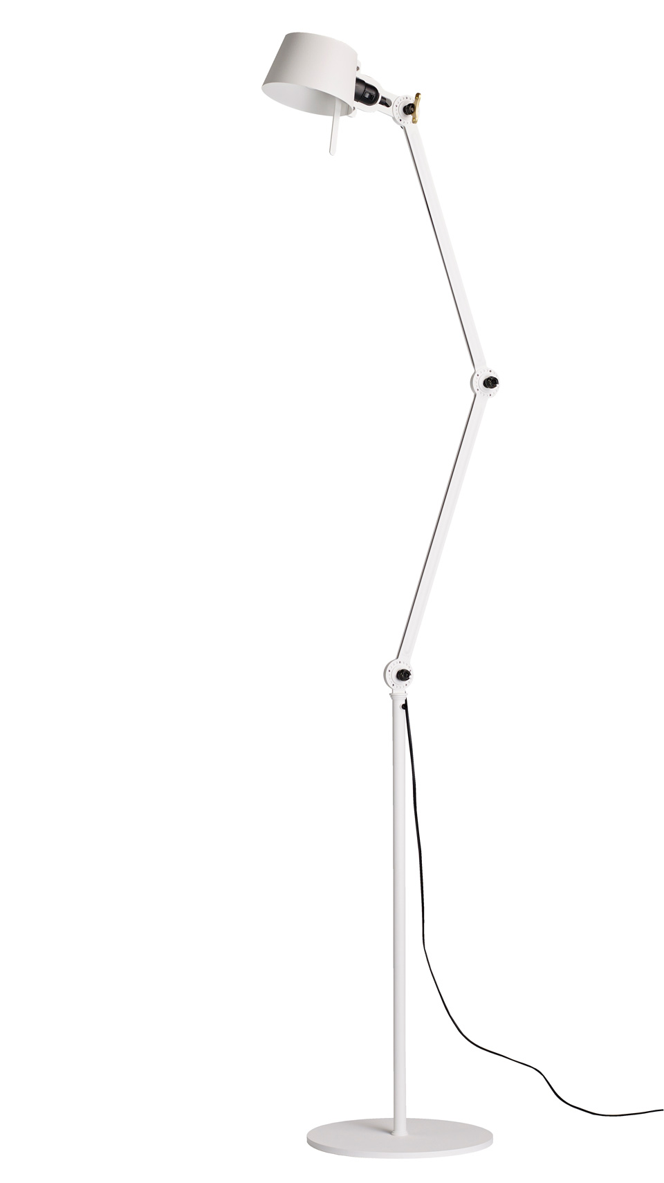 Grand lampadaire blanc design industriel Bolt. Tonone. 