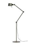 Grand lampadaire vert kaki Bolt à réflecteur orientable et bras articulés. Tonone. 