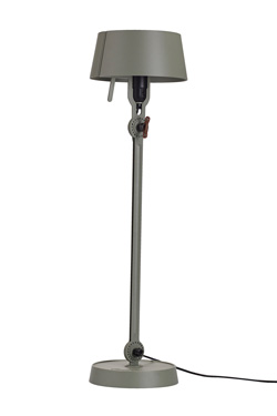 Grande lampe de table vert kaki style atelier Bolt. Tonone. 