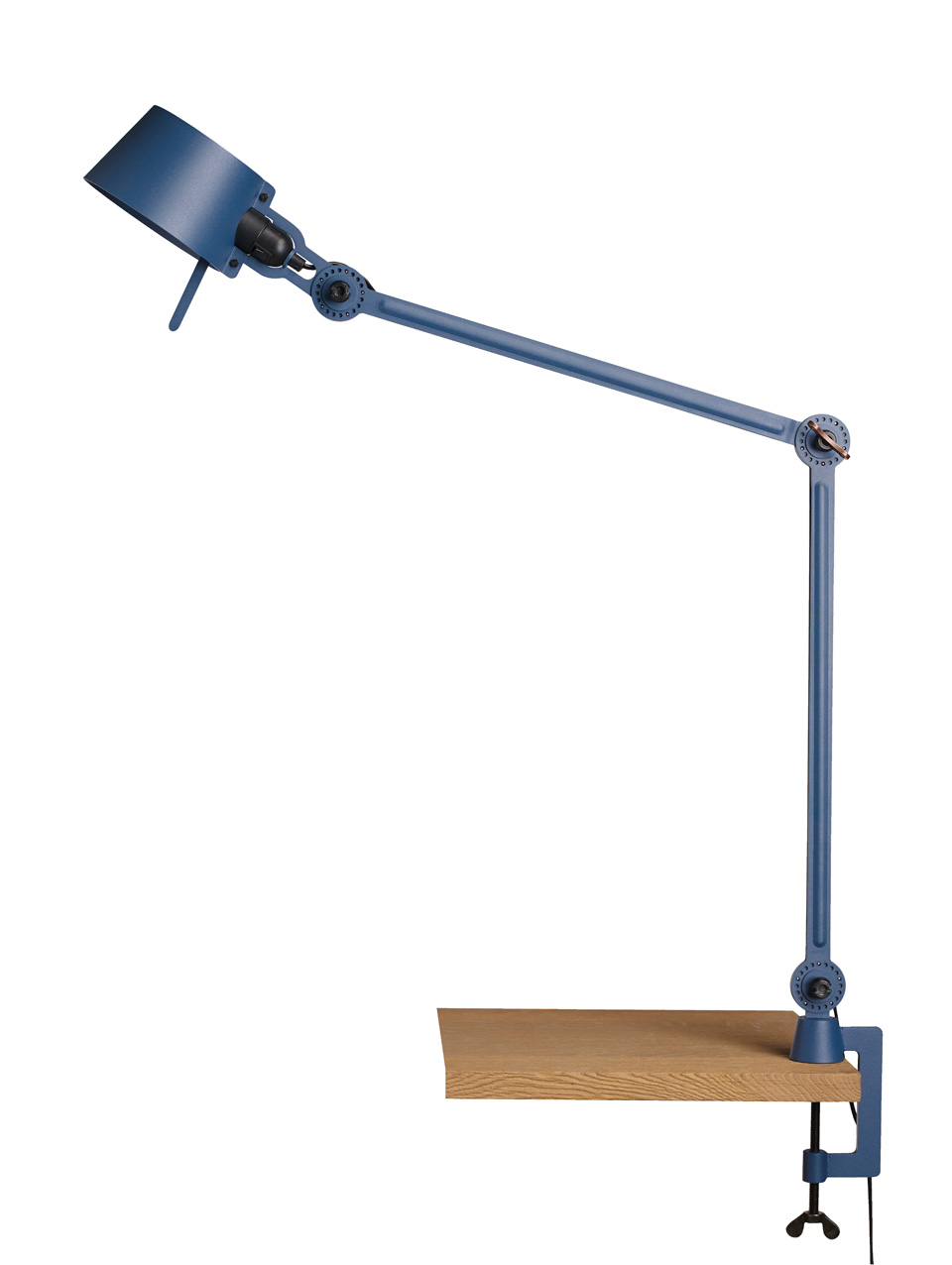 Lampe de bureau style industriel en métal bleu orage Bolt Desk