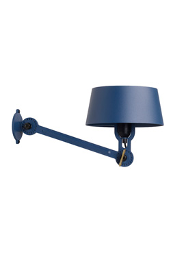 Bolt blue metal wall lamp. Tonone. 