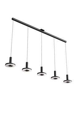 Beads pendant light 5 lights in-line. Tonone. 