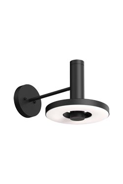 Beads black wall lamp minimalist contemporary style. Tonone. 