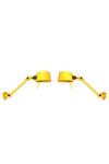 Applique de chevet style industriel jaune Bolt. Tonone.