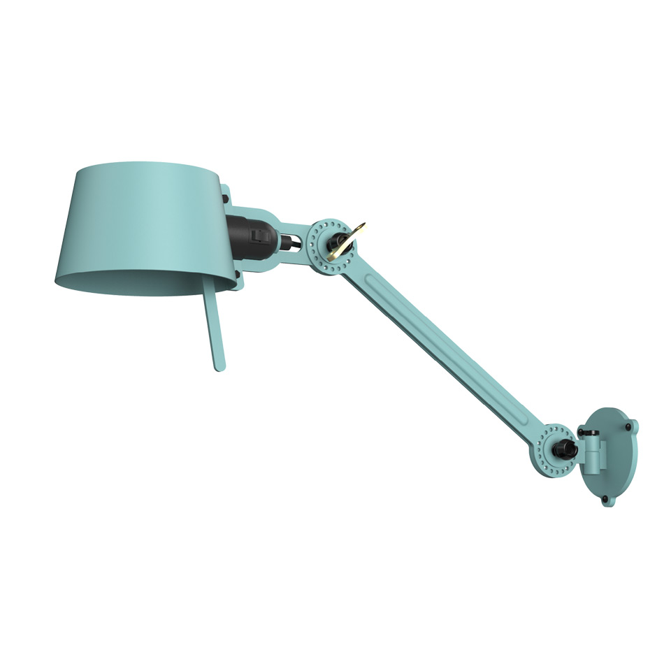 Bolt ice blue metal bedside lamp. Tonone.  Bolt ice blue metal bedside lamp. Tonone.