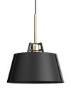 Small Bella matte black pendant light. Tonone. 