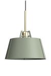 Bella khaki green metal pendant light. Tonone. 