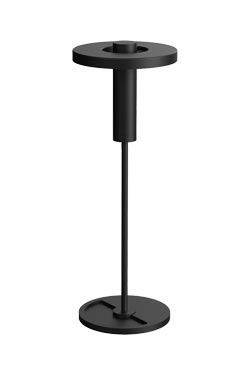 Beads table lamp in aluminum and black steel downlight. Tonone. 