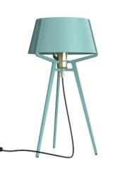Bella ice blue metal table lamp. Tonone. 