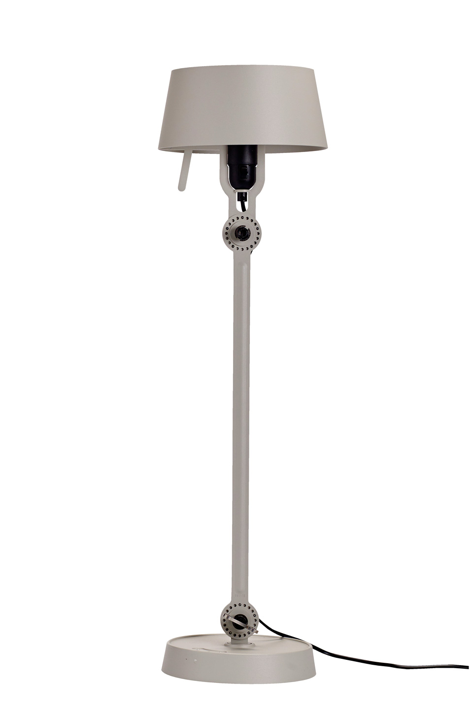 Large grey steel table lamp industrial style Bolt . Tonone. 