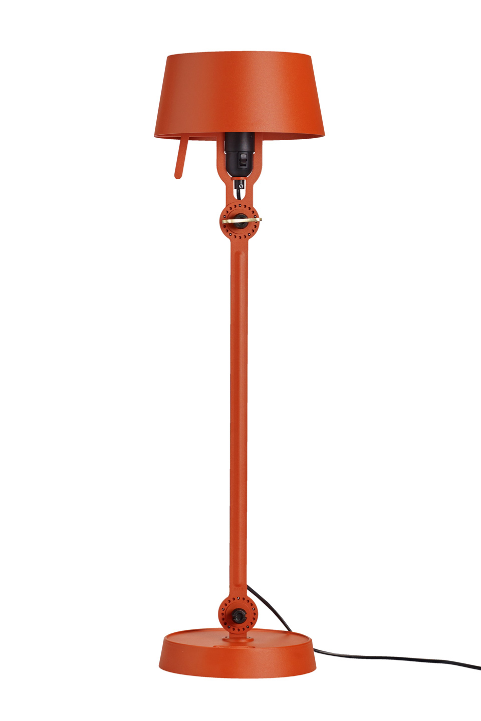 large orange table lamp