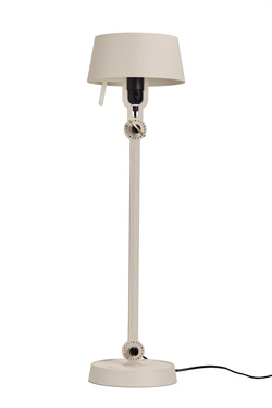 Large orientable table lamp in lighting white steel Bolt. Tonone. 