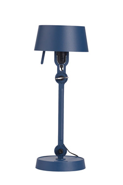 Little blue table lamp industrial style. Tonone. 