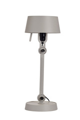 Little gray table lamp in steel, industrial style. Tonone. 
