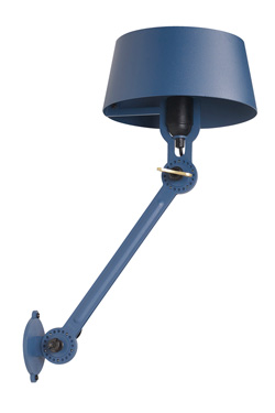 Bolt blue metal wall lamp. Tonone. 