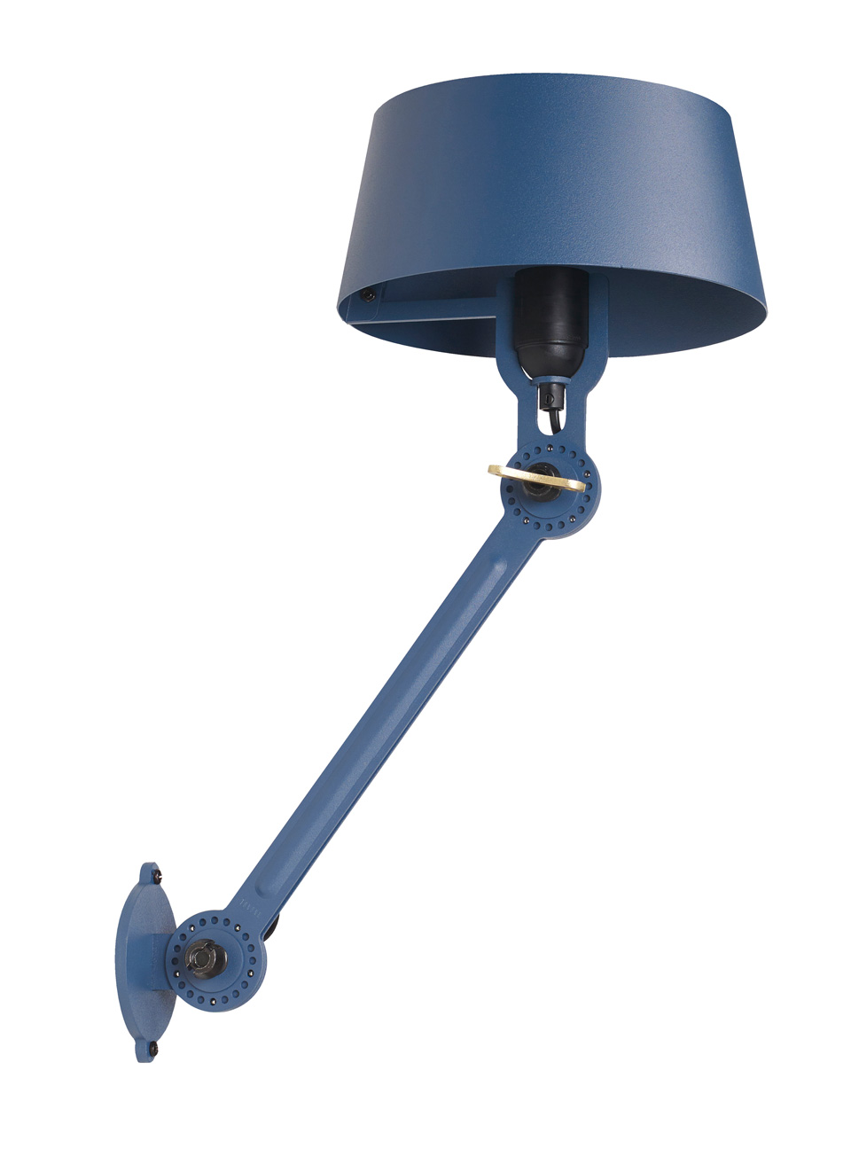 Bolt blue metal wall lamp. Tonone. 