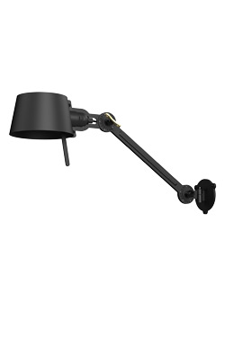 Bolt matt black articulated bedside lamp. Tonone. 