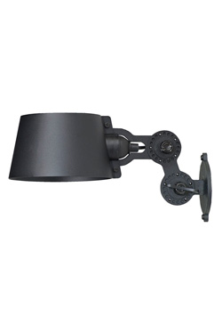 Small black wall light Bolt industrial design. Tonone. 