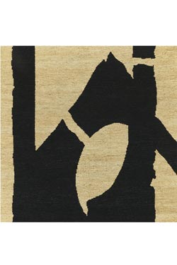 Tapis carré bicolore Arcades 230X230 cm. Toulemonde Bochart. 
