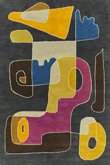 Tapis multicolore Profil Nocturne 170X240 cm. Toulemonde Bochart. Tapis multicolore Profil Nocturne 170X240 cm. Toulemonde Bochart.