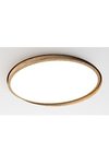 WoodLED round recessed ceiling light 60cm. Trilum. 