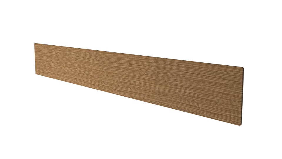 Liiny grande applique en bois de chêne 128cm. Trilum. 