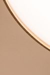Large round oak ceiling lamp, very fine frame. Trilum. 