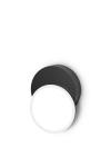 Applique ronde noire Dot01 . TUNTO. 