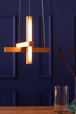 LED40 cross pendant lamp. TUNTO. 