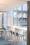 Led40 linear pendant lamp in oak 160cm. TUNTO. 