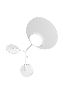 Wall3 balloon white sconce left version. TUNTO. 