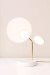 Lampe de table blanche et or Ballon . TUNTO. 