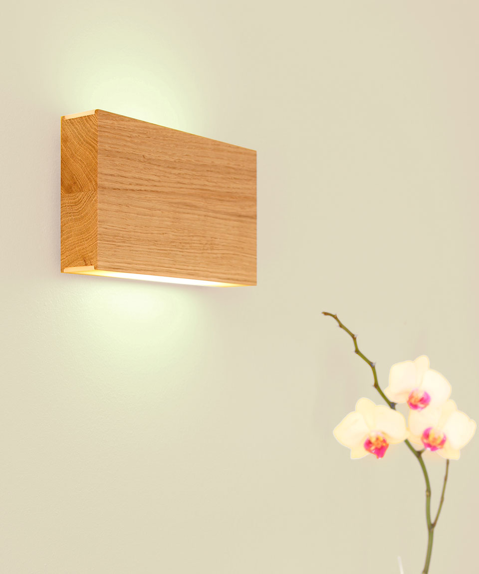 Led120 minimalist wall lamp indirect light 20cm. TUNTO. 