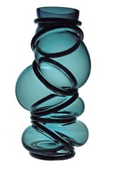 Colors Ring vase couleur bleu canard. Vanessa Mitrani. Colors Ring vase couleur bleu canard. Vanessa Mitrani.