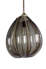 Bundle pendant in smoked glass. Vanessa Mitrani. Bundle pendant in smoked glass. Vanessa Mitrani.