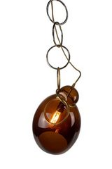 Ring pendant in amber blown glass. Vanessa Mitrani. Ring pendant in amber blown glass. Vanessa Mitrani.