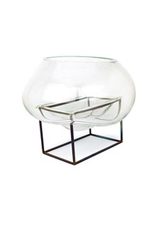 Vase or cup Cage in clear blown glass. Vanessa Mitrani. Vase or cup Cage in clear blown glass. Vanessa Mitrani.