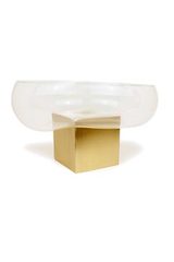 Vase or cut Cube in satin bronze. Vanessa Mitrani. Vase or cut Cube in satin bronze. Vanessa Mitrani.