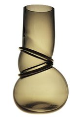 Smoked glass vase Colors Double Ring. Vanessa Mitrani. Smoked glass vase Colors Double Ring. Vanessa Mitrani.