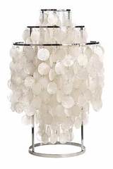 Fun GM lampe de table en nacre. Verpan. Fun GM lampe de table en nacre. Verpan.