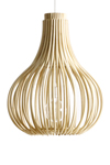 Bulb pendant lamp in natural rattan bulb shape. Vincent Sheppard. 