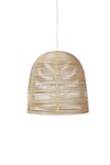 Vivi natural rattan pendant light, small model. Vincent Sheppard. 