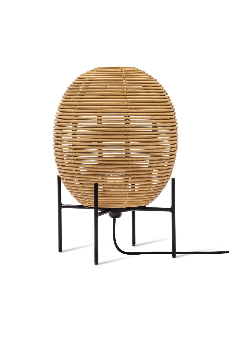 Sari Table Or Floor Lamp In Natural Rattan Vincent Sheppard