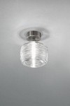 Damasco ceiling lamp in clear glass. Vistosi. 