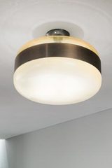 Large amber ceiling lamp Futura. Vistosi. Large amber ceiling lamp Futura. Vistosi.