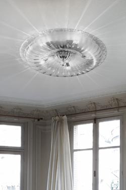 Novecento Large Ceiling Light With Powerful Lighting Vistosi